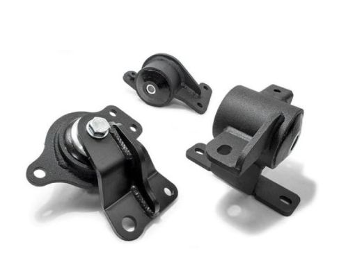 Bild på Innovative 05 - 08 Honda FITJAZZ L - Series Black Steel Mounts 75A Bushings (Auto Trans)