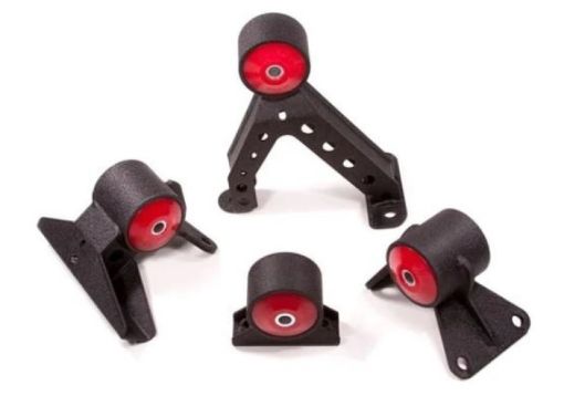 Bild på Innovative 07 - 13 Mitsubishi Evolution 4B11T Black Steel Mounts 75A Bushings