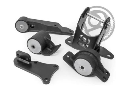 Bild på Innovative 00 - 07 Honda Insight K - Series Black Steel Mounts 75A Bushings (K24 Engine and K20 Trans)