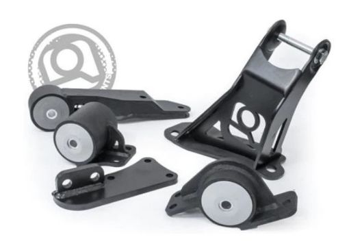 Bild på Innovative 00 - 07 Honda Insight K - Series Black Steel Mounts 75A Bushings (Auto to Manual)