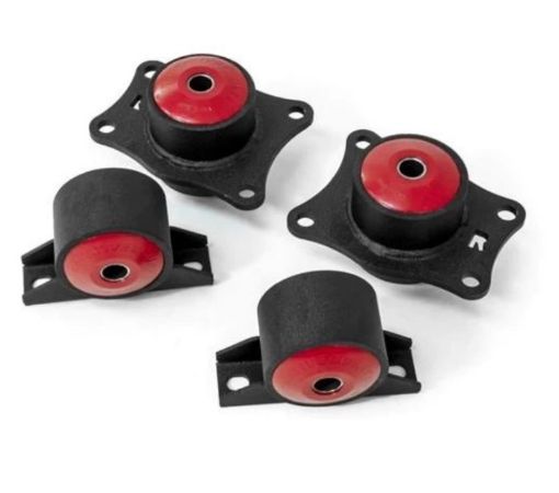 Bild på Innovative 00 - 09 Honda S2000 F - Series Black Steel Mounts 75A Bushings (Rear Diff Mounts OEM Diff)