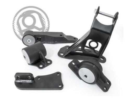 Bild på Innovative 00 - 07 Honda Insight K - Series Black Steel Mounts 85A Bushings (Auto to Manual)