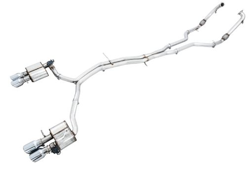 Bild på AWE Tuning Audi B9 S5 Coupe SwitchPath Exhaust w Chrome Silver Tips (102mm)