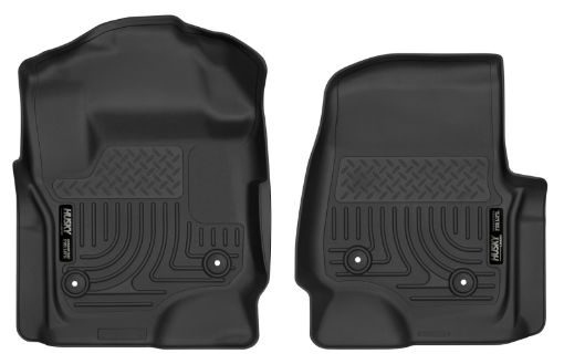 Bild på Husky Liners 2017 Ford F250 Crew Cab Vinyl X - Act Contour Black Floor Liners