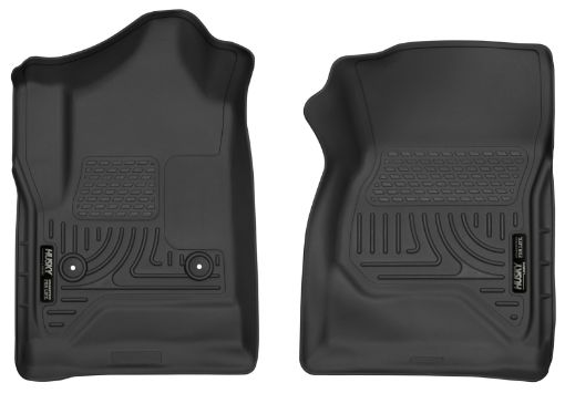 Bild på Husky Liners 14 - 17 Chevrolet Silverado 1500 Standard Cab X - Act Contour Black Front Floor Liners