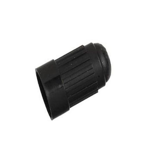 Bild på Schrader TPMS Plastic Black Sealing Snap - In Valve Cap - 100 Pack