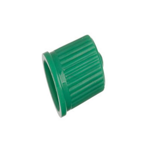 Bild på Schrader TPMS Plastic Green Sealing Caps - 100 Pack