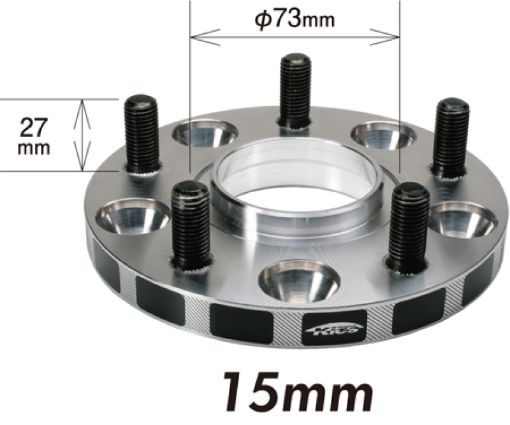 Bild på Project Kics 12X1.25 HUB56MM 5 - 114.3 Wide Tread Spacers - 15MM