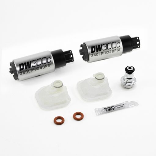 Bild på DeatschWerks 09 - 15 Cadillac CTS - V DW300c (2) 340 LPH In - Tank Fuel Pumps w Install Kit