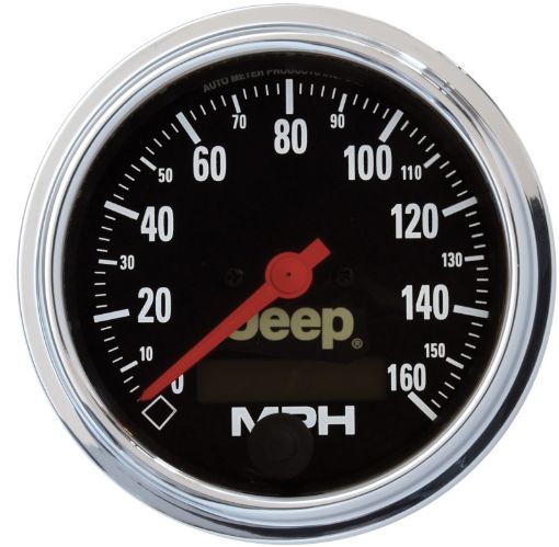 Bild på Autometer Jeep 3.375 In - Dash 0 - 160 MPH Electrical Speedometer Gauge - Programmable