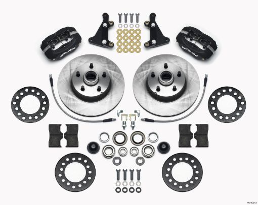 Bild på Wilwood Forged Dynalite Front Kit 11.28in 1 PC RotorHub Ford 1949 - 1953