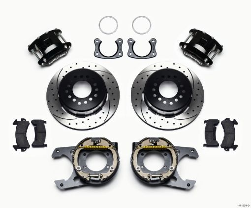 Bild på Wilwood D154 PS Park Brake Kit Drilled Big Ford New Style 2.36in Offset