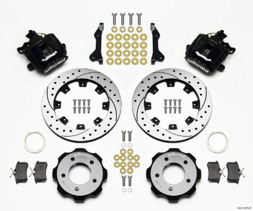 Bild på Wilwood Combination Parking Brake Rear Kit 12.19in Drilled 2006 - Up Civic CRZ