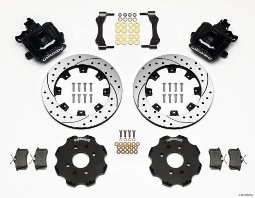 Bild på Wilwood Combination Parking Brake Rear Kit 12.19in Drilled Civic Integra Disc 2.39 Hub Offset