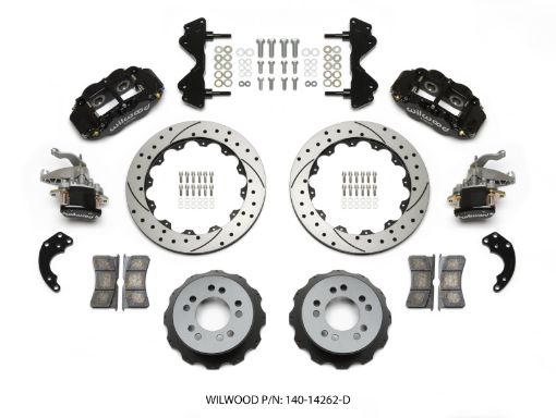 Bild på Wilwood Narrow Superlite 4R MC4 Rear Kit 12.88 Drilled Currie Pro - Tour Unit Bearing Floater