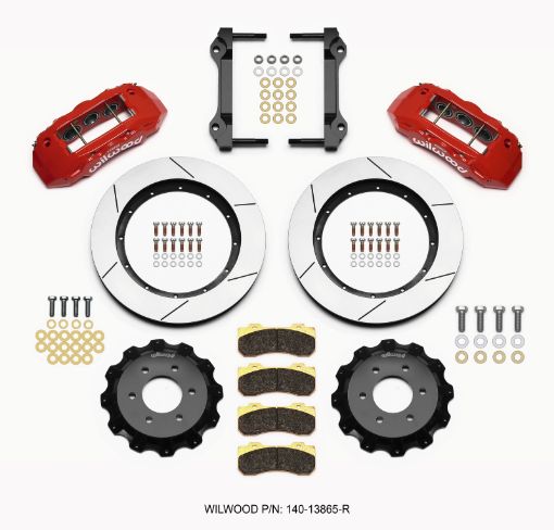 Bild på Wilwood TX6R Front Kit 15.50in Red 2010 - Up Ford F150 (6 lug)