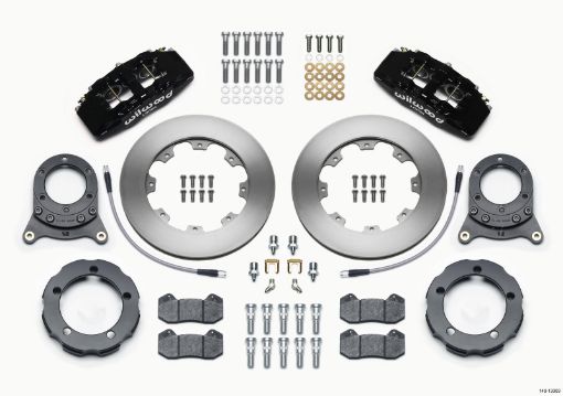 Bild på Wilwood Dynapro 6 Front Hat Kit 11.75in Rotor 66 - 75 Ford Bronco Dana 3044 wLines