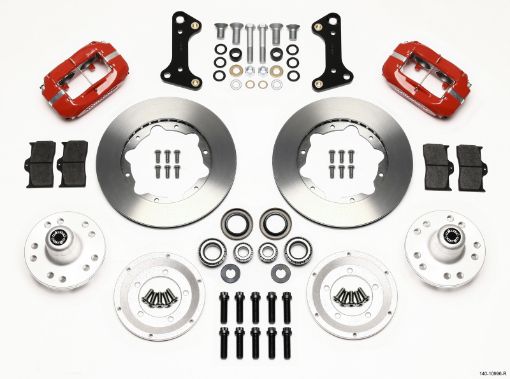 Bild på Wilwood Forged Dynalite Front Kit 11.00in Red 67 - 69 Camaro 64 - 72 Nova Chevelle