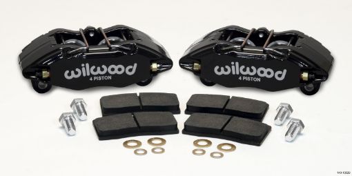 Bild på Wilwood DPHA Front Caliper Pad Kit Black Honda Acura w 262mm OE Rotor