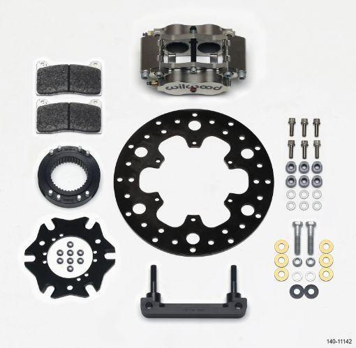 Bild på Wilwood Billet Narrow Dynalite Radial Mount Rear Inboard Midget Kit 10.50in x 0.35 Drilled Disc