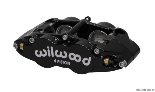 Bild på Wilwood Caliper - Narrow Superlite 4R - Black 1.751.75in Pistons 1.25in Disc