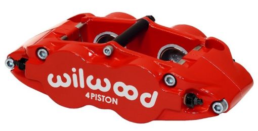 Bild på Wilwood Caliper - Narrow Superlite 4R - Red 1.121.12in Pistons 1.10in Disc