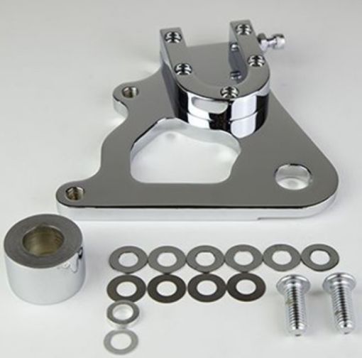 Bild på Wilwood Caliper Mounting Kit Chrome wBracket GP310 1984 - 99 Dyna