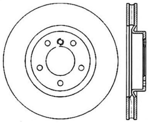 Bild på StopTech 95 - 99 BMW M3 E36 98 - 02 Z3 M Series Front Right Cryo Sport Slotted Rotor