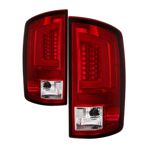 Bild på Spyder 03 - 06 Dodge Ram 25003500 V3 Light Bar LED Tail Light - Red Clear (ALT - YD - DRAM02V3 - LBLED - RC)