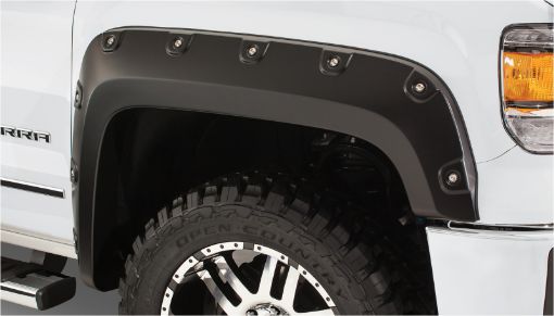 Bild på Bushwacker 07 - 10 GMC Sierra 2500 HD Boss Pocket Style Flares 2pc - Black