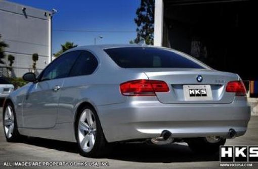 Bild på HKS 07 - 08 BMW 335i Coupe Only Legamax Hi - Power Dual SOS304 Ti - Tip Catback Exhaust