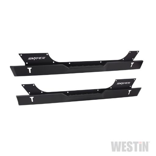 Bild på WestinSnyper 07 - 17 Jeep Wrangler Rock Slider Steps - Textured Black