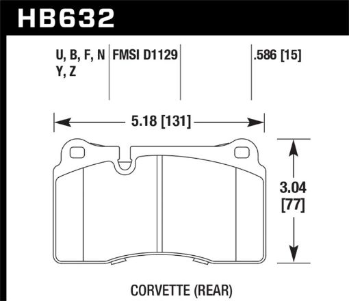 Bild på Hawk 2005 Aston Martin DB9 LTS Street Front Brake Pads