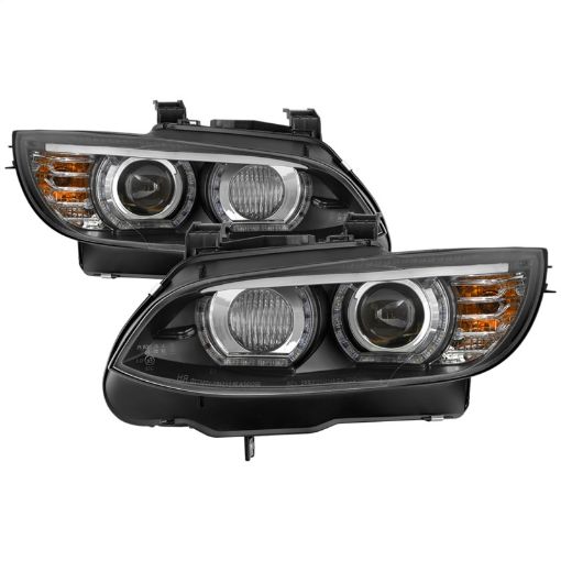 Bild på Spyder 08 - 10 BMW F92 3 Series Projector Headlights - LED DRL - Black (PRO - YD - BMWE9208 - DRL - BK)