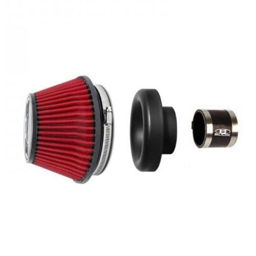 Bild på BLOX Racing Shorty Performance 5in Air Filter w3in Velocity Stack and Coupler Kit